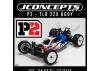 J Concepts P2 - TLR 22X Body w/ Carpet / Turf / Dirt Wing LW