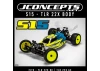 J Concepts S15 - TLR 22X Body w/ Carpet / Turf / Dirt Wing LW