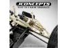 J Concepts RC10T Fin Titanium Turnbuckle Set 8pc - Black
