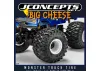 J Concepts Firestorm Full Cleat Monster Truck Tire - Gold