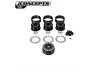 J Concepts Ultra - 2.0 12 Spoke Crawler Wheel Black - 4pc