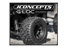J Concepts G-Locs - X-MAXX XRT Tire Platinum on 3425B Wheels