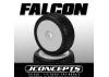 J Concepts Falcon - Green Pre-Mounted on 3357W Wheels