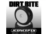 J Concepts Dirt Bite - Green Pre-Mounted on 3357W Wheels