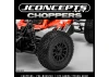 J Concepts Choppers - Yellow pre-mounted on #3472