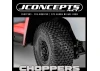 J Concepts Choppers - Yellow pre-mounted on #3471