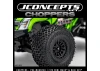 J Concepts Choppers - Yellow pre-mounted on #3475B