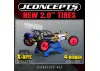J Concepts 4-Ribber - Blue (Fits - #3478 JC 2.0 front wheel)