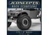 J Concepts Rock Scorpions Green (Fits – 1.9 wheel 4.75 OD)