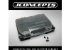 J Concepts Tool Box w/Upper Storage Black /Smoke Grey