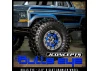 J Concepts Bulls Eye - 2.0 Crawler Wheel Blue 4 PC