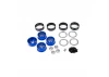 J Concepts Bulls Eye - 2.0 Crawler Wheel Blue 4 PC