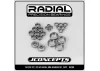 J Concepts TLR 22X DC | 22X AC Radial NMB Bearing Set 24pc