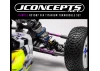 J Concepts RC10B7 Fin Titanium Turnbuckle Set 6pc - Purple