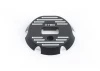 X22 Aluminium Endplate - Black