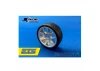 Ride 1:10 Belted Frontie Tyres - Pre Glued on Silver Wheels (4)
