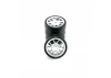 Ride 1:10 Belted Frontie Tyres - Pre Glued on Silver Wheels (4)