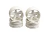 SST 5 Spoke 25mm Wide O/S White