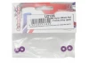 M4 Nylock Flanged Wheel Nut - Purple Alloy (4)