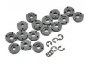 One Piece Shock Pistons - 4 sets of 3
