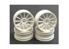 Wheel; 12 spoke 25mm - White (4)