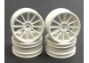 Wheel; 12 spoke 25mm - White (4)