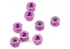 M3 Nylock Nut - Purple Alloy (8)