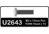 Speed Pack - Torx M3x12mm Pan Head