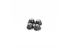 M4 Nylock Flanged Wheel Nut - Black Alloy (4)