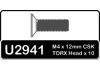 Speed Pack - Torx M4x12 Countersunk