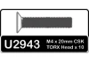 Speed Pack - Torx M4x20 Countersunk