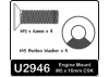 M5x16 Countersunk & Buttons (4prs)