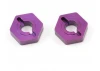 Purple Alloy Wheel Hex; Grooveless (2)