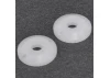 Small Bore Taper Piston 1.2mm - White - 1 Pair