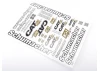 Decal Sheet - CAT K1 Aero
