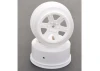 Short Course Wheel - White +3 offset (2)