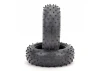 Schumacher Mini Spike 2 Front Buggy Tyres - Yellow - 1 Pair