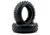 Schumacher Mini Spike 2 Front Buggy Tyres - Yellow - 1 Pair