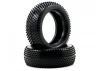 Schumacher Mini Pin Front Buggy Tyres - Yellow - 1 Pair