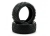 Schumacher Yellow Mini Pin Touring Car Tyres - 24/25mm Width - Pair