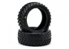 Schumacher Yellow SST Rally Touring Car Tyres - 24/25mm Width - Pair