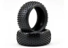 Schumacher Yellow Mini Spike 1:8 Buggy Tyres - 1 Pair