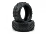 Schumacher Silver Mini Spike 1:8 Buggy Tyres - 1 Pair