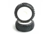 Schumacher Silver Spiral 1:8 Pre Mounted Tyres - 1 Pair