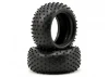 Schumacher Mini Spike 2 Rear Buggy Tyres - Silver - 1 Pair