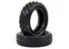 Schumacher Cut Stagger Low Profile 1:10 Buggy Front Tyres - Yellow