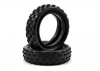 Schumacher Cut Stagger Low Profile Tyres - Silver