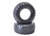 Schumacher Stagger Rib SC Tyres - Yellow - 1 Pair