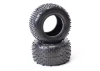 Schumacher Mini Spike Truck Tyres - Silver - 1 Pair