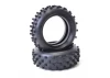 Schumacher Block Front Tyres - Yellow - Cat - 1 Pair